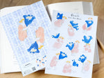 dodolulu Sticker Sheet / Some Blue Flowers