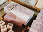 Meow Illustration / Spring Lupin (6 pieces) Wooden Stamp Set
