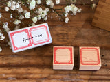 Kurukynki Mini Frame Rubber Stamp Set - Square A Set