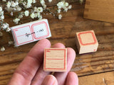 Kurukynki Mini Frame Rubber Stamp Set - Square A Set
