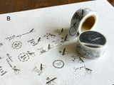 Oeda Letterpress Original Japanese Washi Tapes - Thank you