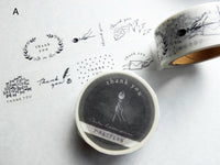 Oeda Letterpress Original Japanese Washi Tapes - Thank you