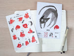 dodolulu Sticker Sheet / The Black Cat