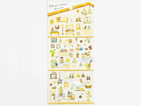 Three Story House Sheet of Stickers / Natural