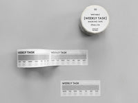 KNOOP Original Washi Masking Tapes - WEEKLY TASK