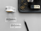 KNOOP Original Washi Masking Tapes - WEEKLY TASK