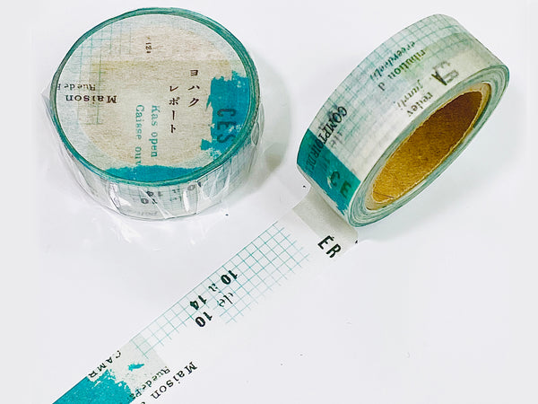 YOHAKU Original Washi Tape / Y-057 Report (レポート)