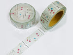 YOHAKU Original Washi Tape / Y-068 Blooming Garden (ハナサクニワデ)