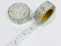 YOHAKU Original Washi Tape - Blooming Garden (ハナサクニワデ)