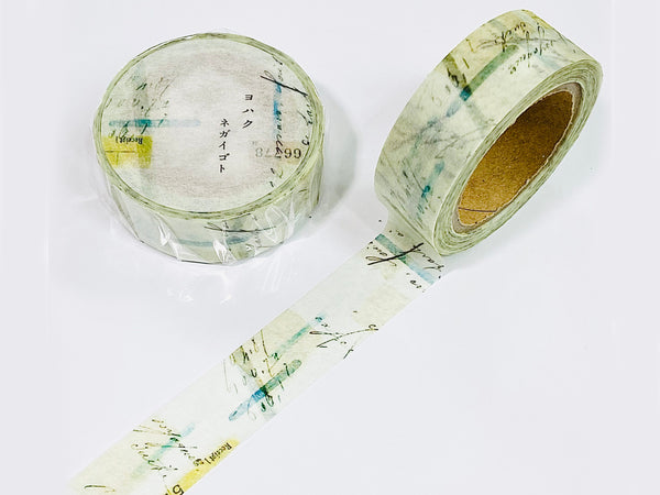 YOHAKU Original Washi Tape / Y-069 Wishes (ネガイゴト)