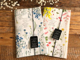 Color notes of warm flowers [Slim Notebook]