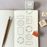 Japanese Botanical Garden Wooden Rubber Stamp - Especially for You