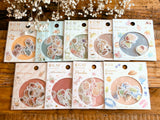 Japanese Washi Masking Stickers / Seal bits - Flowers