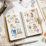 amie Flake Stickers / Seal bits - Antique Girls