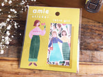 "Amie" Flake Stickers / Seal bits - Retro Girls