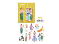 "Amie" Flake Stickers / Seal bits - Retro Girls