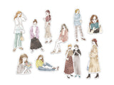 "Amie" Flake Stickers / Seal bits - Tend Girls