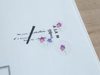YOHAKU Original Clear Sticker - Viola