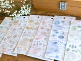 Line & Colors Sheet of Stickers - Flower