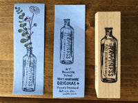 Kubominoki Original Rubber Stamp - Antique Bottle