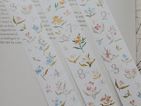 10% off - Meow / Magic Flower Masking Tape with relaease paper