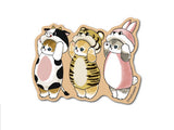 "mofusand" die-cut big sticker Vol.2 / Costume
