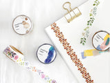 Japanese Die-Cut Washi Masking Tape / Leaves