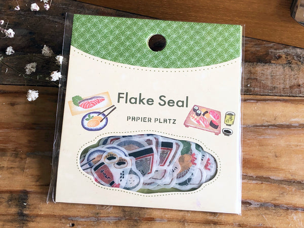 Hankodori Japanese Washi Masking Stickers / Seal bits - Japanese Food