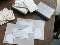 Oeda Original Letterpress Label Sticker Box