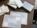 Oeda Original Letterpress Label Sticker Box