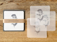 Botanical Glassine Paper Sticky Notes - Yarrow