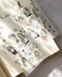 Pion Print-on Sticker / Sketch Girls