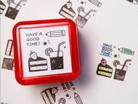 Eric Small Things x Sanby Wax Self-ink Stamp - Snack