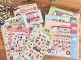 Kitchen Car Series Sheet of Stickers / bakery Norakura