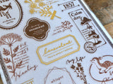 Linea Classica Sheet of Stickers - Fawn