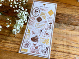 Linea Classica Sheet of Stickers - Fawn