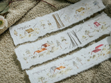 Meow Masking Tape with Release Paper / Little Houses - cool colors
