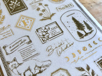 Linea Classica Sheet of Stickers - Fox