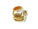 "mofusand" die-cut small sticker Vol.2 / Catburger