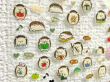 Daily Event Schedule Sheet of Stickers -Hedgehog