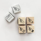 KNOOP Original Rubber Stamps - Pointing Fingers at your choice