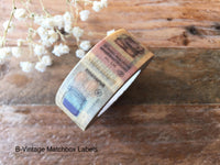 Vintage Style Japanese Masking Tapes - Vintage Matchbox Labels or Vintage Pleasure Tickets