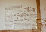 Japanese Wooden Rubber Stamps - Vintage "Hand Signs"  Stamps for Journaling, Scrapbooking, Packaging