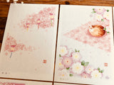 Beautiful  Sakura Cherry Blossom Postcards by Kyou Izumi