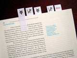 Cute One Point Sticker / Sticky Stick It index tab / Boy and Bear