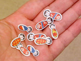 Classiky 75 beautiful Japanese stickers in a super cute Matchbox