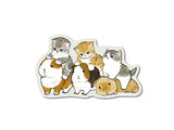 "mofusand" die-cut big sticker / Guinea Pig