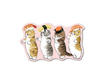 "mofusand" die-cut big sticker / Sushi