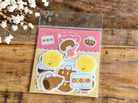 Papier Platz x Mizutama Flake Stickers / Seal bits - Bakery Series