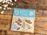 Papier Platz x Mizutama Flake Stickers / Seal bits - Bakery Series